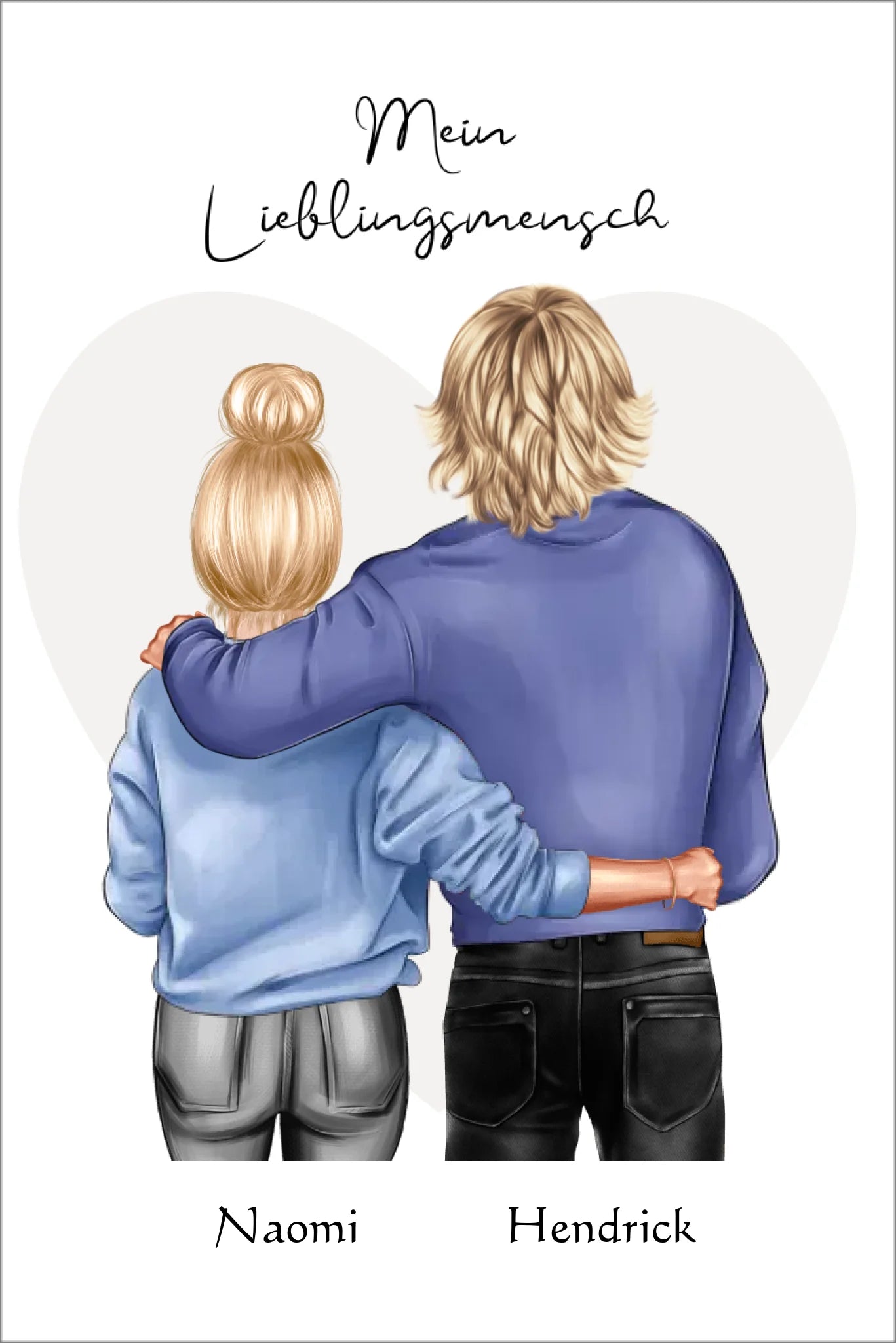 Personalisiertes Geschenk Freundin, Geschenk Freund, Geburtstagsgeschenk, Weihnachtsgeschenk Leinwanddruck Leinwandbild