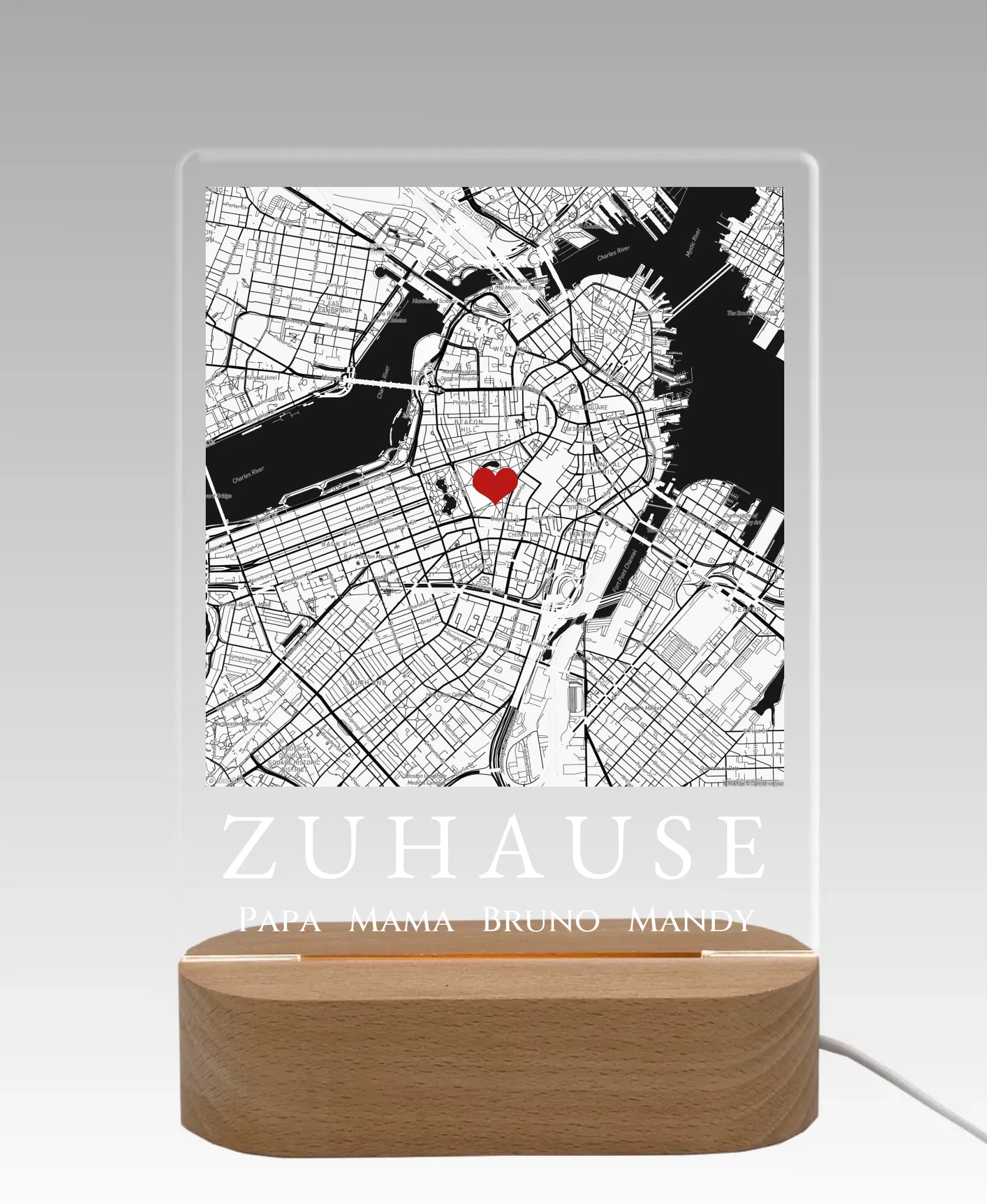 Licht aus - grauer Hintergrund