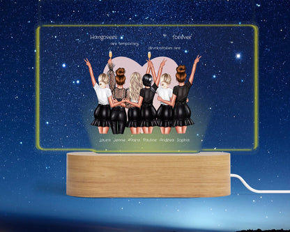 Nachtlicht Landscape gelber Umrandung und Licht mitte