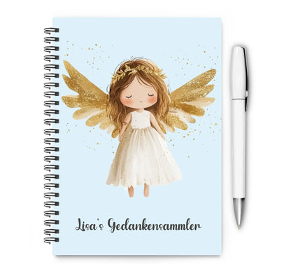 Personalisierter Collegeblock - Schutzengel - Notizheft - Hausaufgabenheft copy Collegeblock liniert default