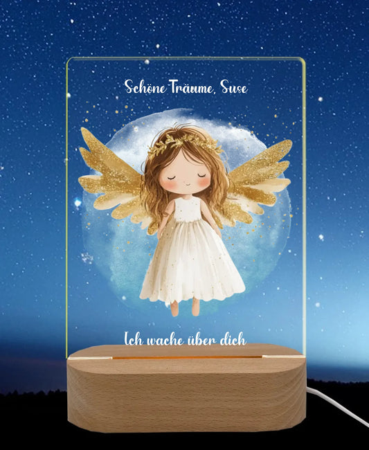 Licht an Nachthimmel