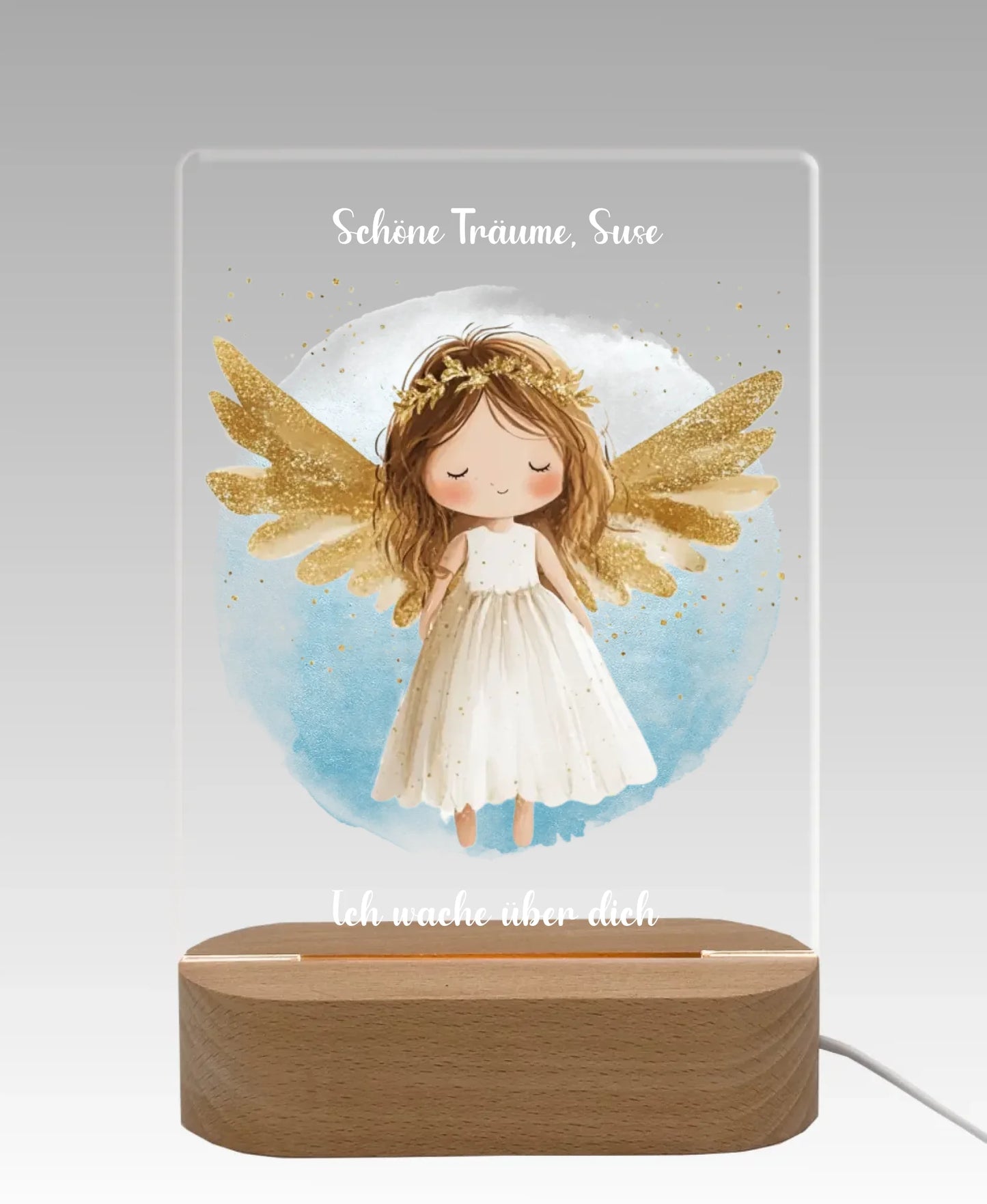 Licht aus - grauer Hintergrund