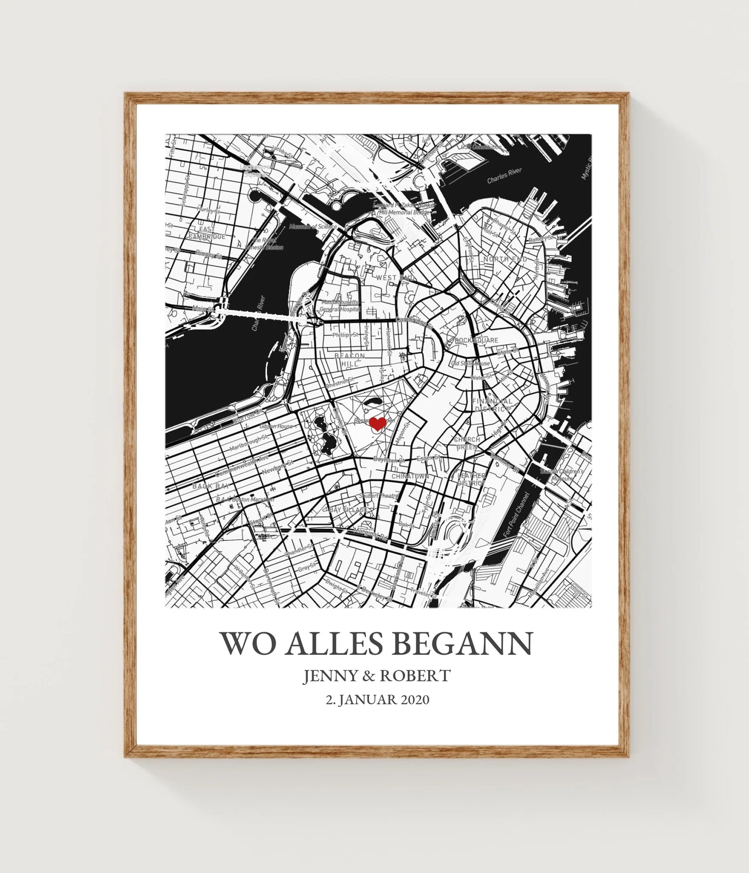 "Wo alles begann" / "Zuhause Koordinaten Poster" Stadtkarte Poster erstellen | Hochzeitsgeschenk Geschenkidee Posters Poster