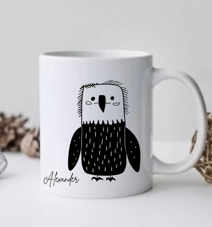 Personalisierte Eagle Tasse mit Name - in der Ruhe liegt die Kraft 2