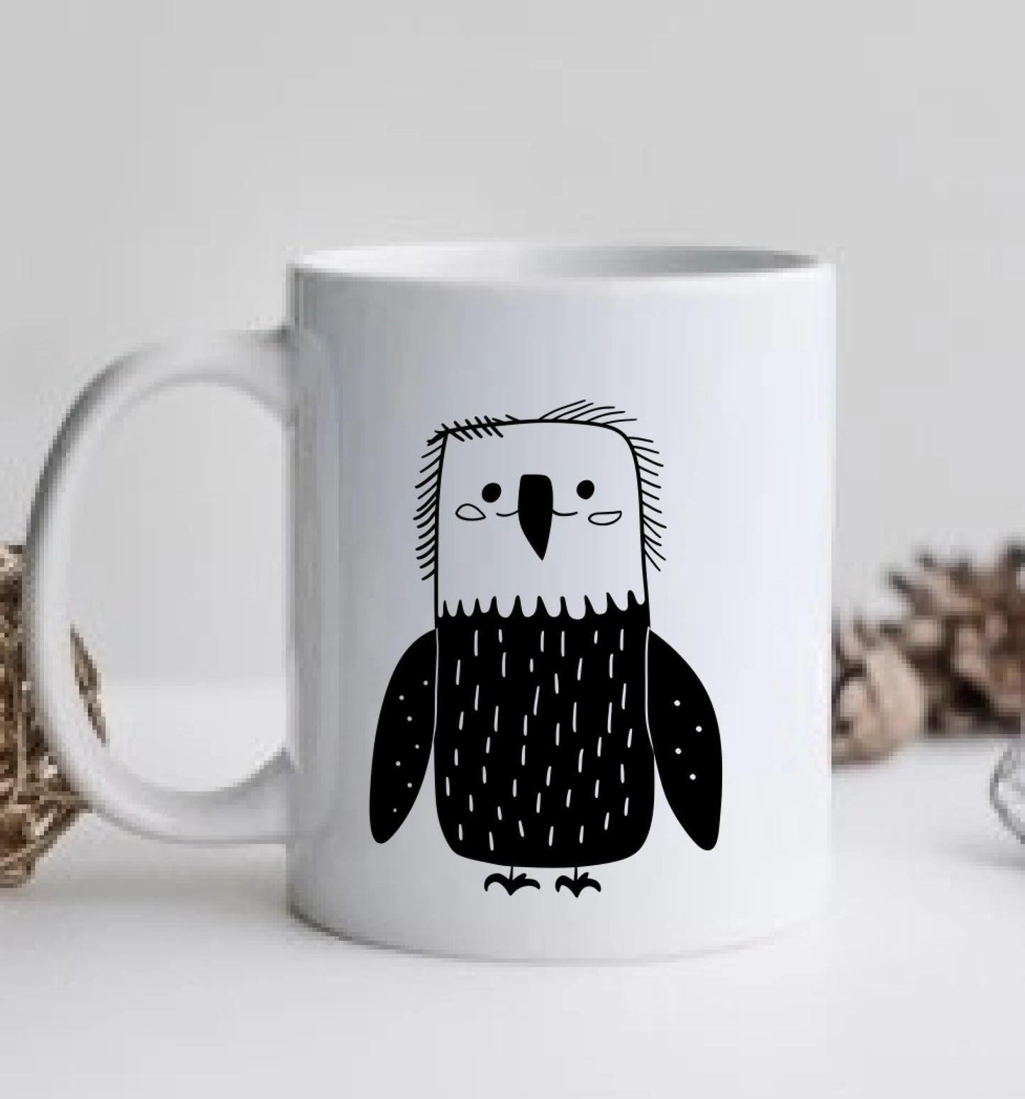 Personalisierte Eagle Tasse mit Name - in der Ruhe liegt die Kraft 2