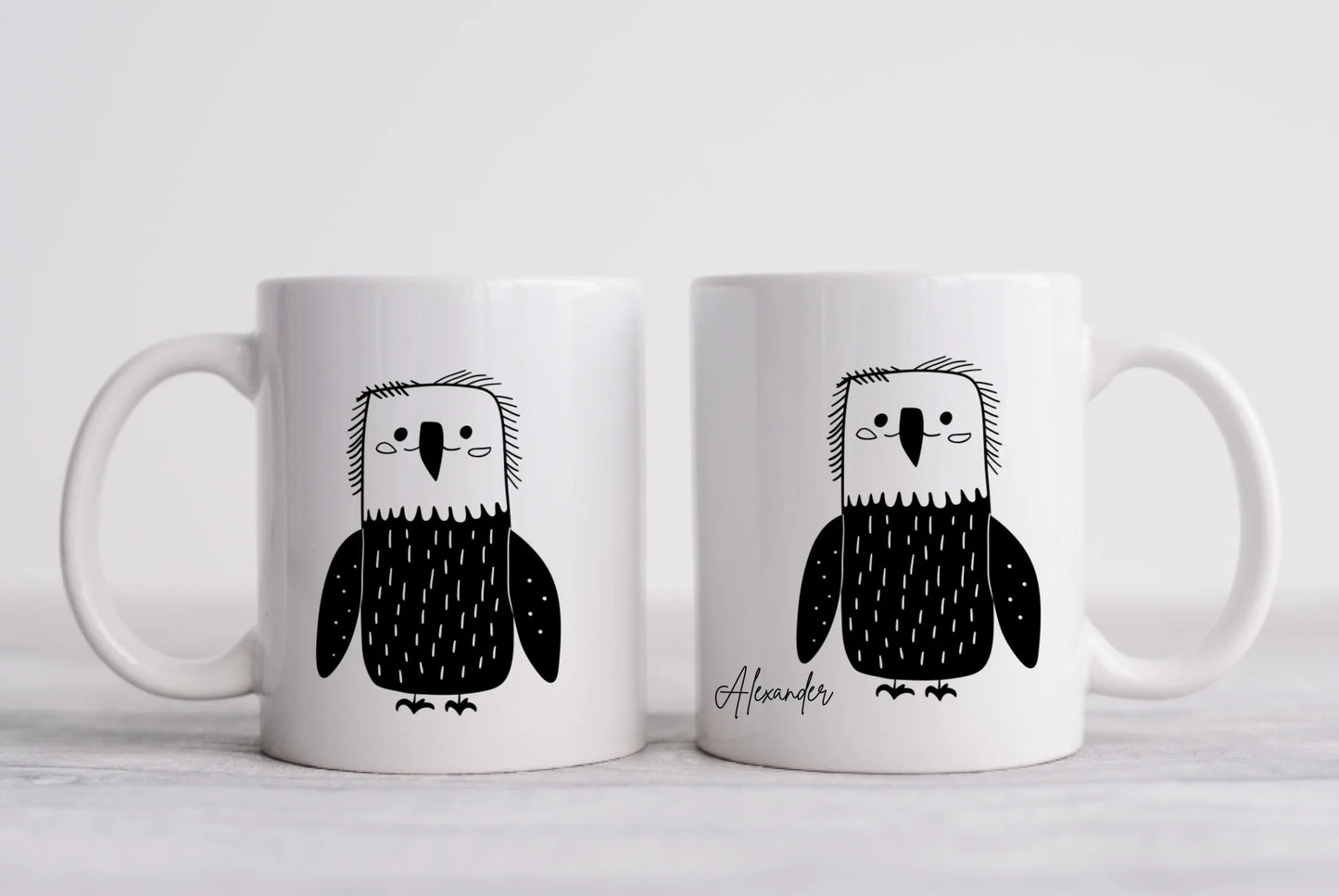 Personalisierte Eagle Tasse mit Name - in der Ruhe liegt die Kraft 2