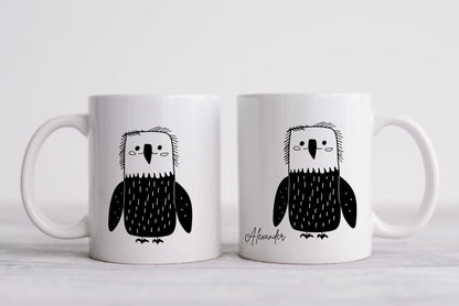Personalisierte Eagle Tasse mit Name - in der Ruhe liegt die Kraft 2