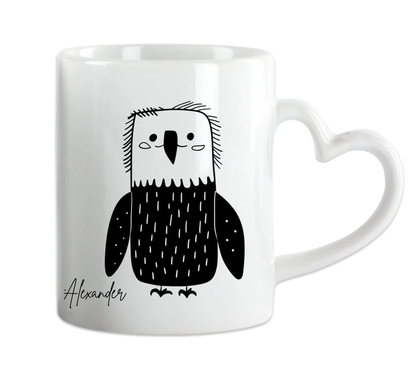Personalisierte Eagle Tasse mit Name - in der Ruhe liegt die Kraft 2