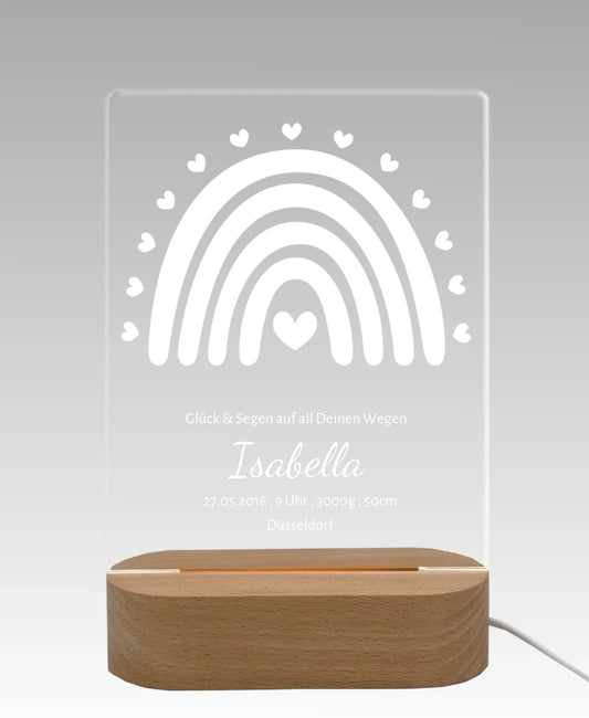 Personalisiertes Acryl LED Licht "Wo alles begann" Deko Hochzeitsgeschenk | Deko Nachtlicht 3