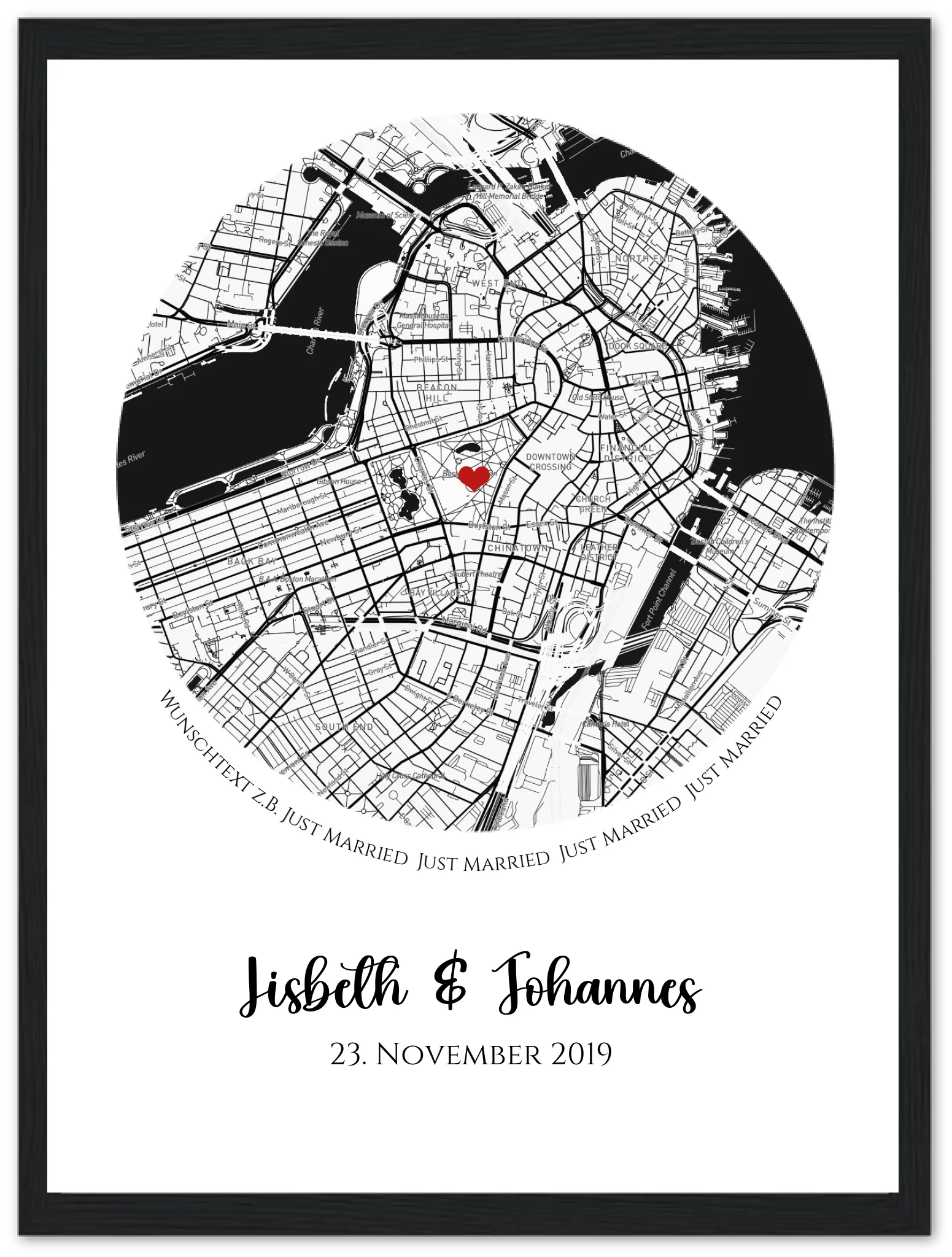 Wo alles begann Poster - Personalisiertes Hochzeitsgeschenk, Geschenk Hochzeitstag, Valetinstag Stadtkarte - Digitale Datei