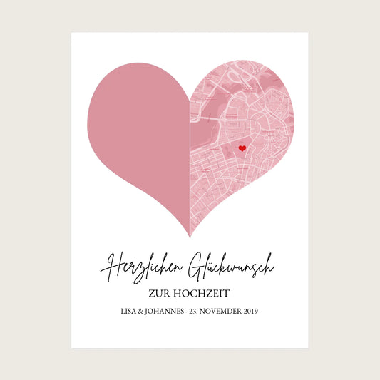Geburtstag Fotoposter mit Stadtkarte & Koordinaten, Geschenk Geburtstag - Digitale Datei Digitale Datei zum Selberdrucken - kein Poster !!! Digitale Datei zum Selberdrucken - kein Poster 30x40 45x60 60x80 cm