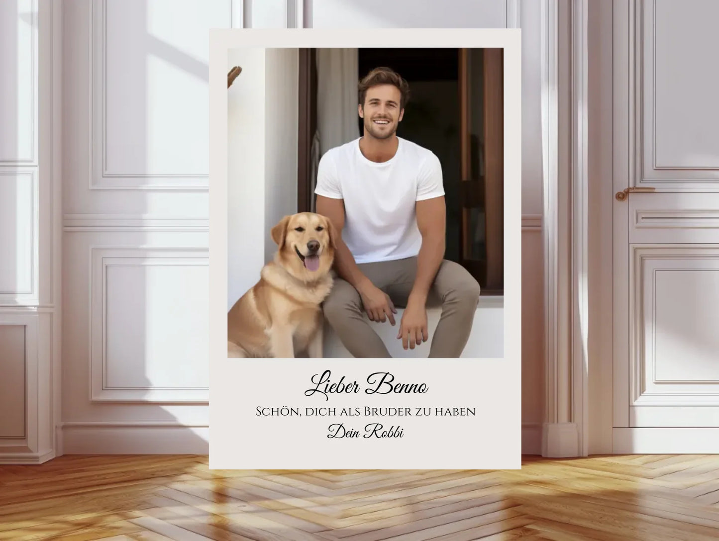 "Bruder" Personalisiertes Fotoposter Geschenk- Geburtstagsgeschenk - Weihnachtsgeschenk - Digitale Datei