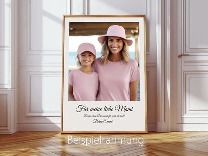 "Mama" Personalisiertes Fotoposter Geschenk- Geburtstagsgeschenk - Muttertag - Weihnachtsgeschenk - Digitale Datei