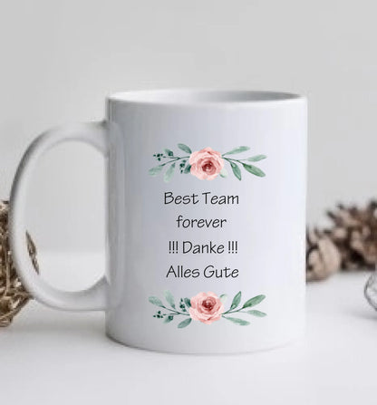 3 Beste Krankenschwester Team Tasse, Personalisierter Kaffeebecher, Geschenkidee Kollegin, Tassendruck, Ostern, Pflegerin, Ärztin