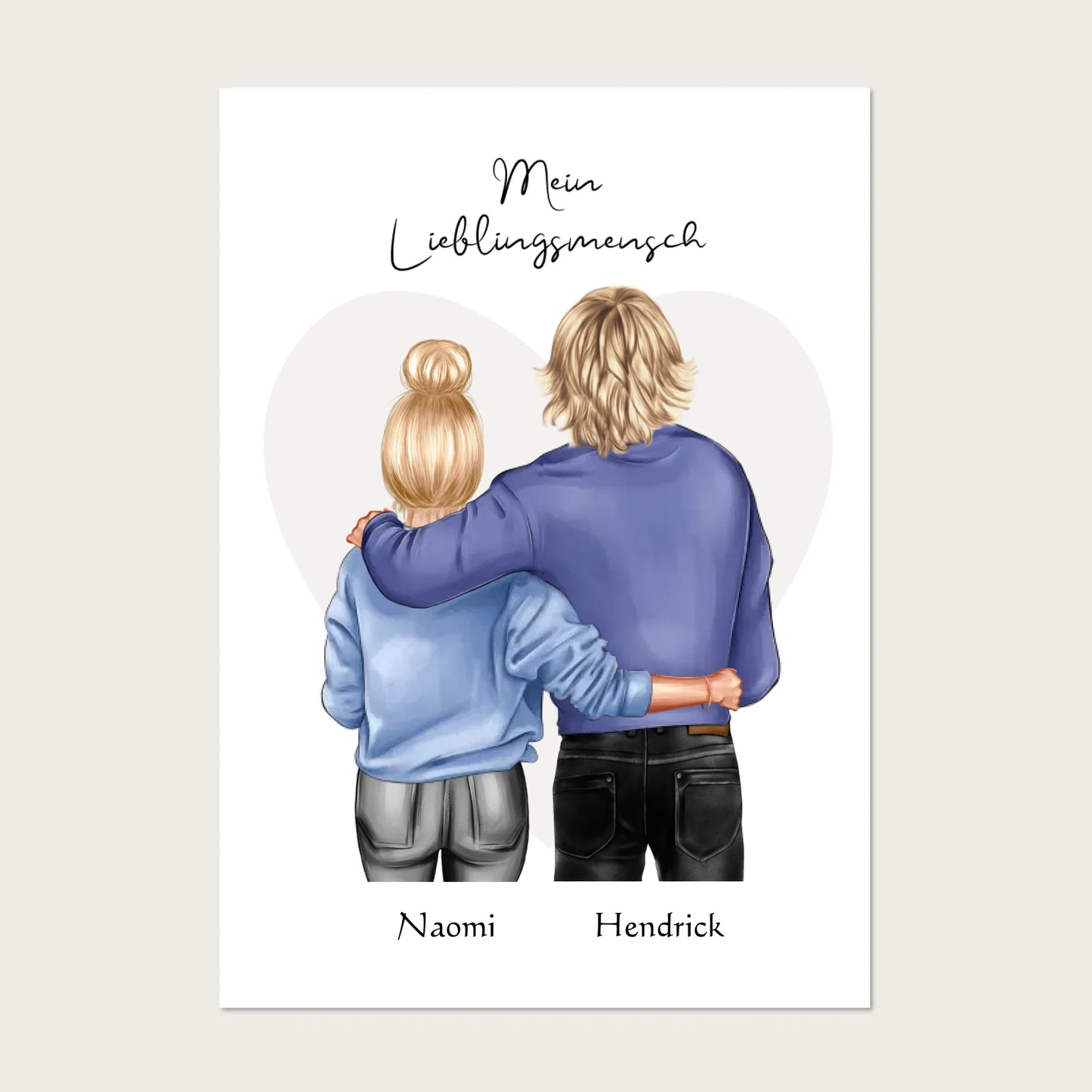 Personalisiertes Geschenk Freundin, Geschenk Freund, Geburtstagsgeschenk, Weihnachtsgeschenk Poster Poster