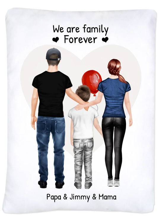 Personalisiertes Geschenk Bettwäsche für Familie, Mama, Papa, Kind Personalisierte Bettwäsche Default 200x140 80x80 Set