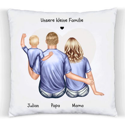 Personalisiertes Kissen Vatertag, Muttertagsgeschenk, Geschenk Papa, Geschenk Mama, Geburtstagsgeschenk Eltern , 1 Baby Premium Kissen (Plüschoberfläche) Premium Kissen