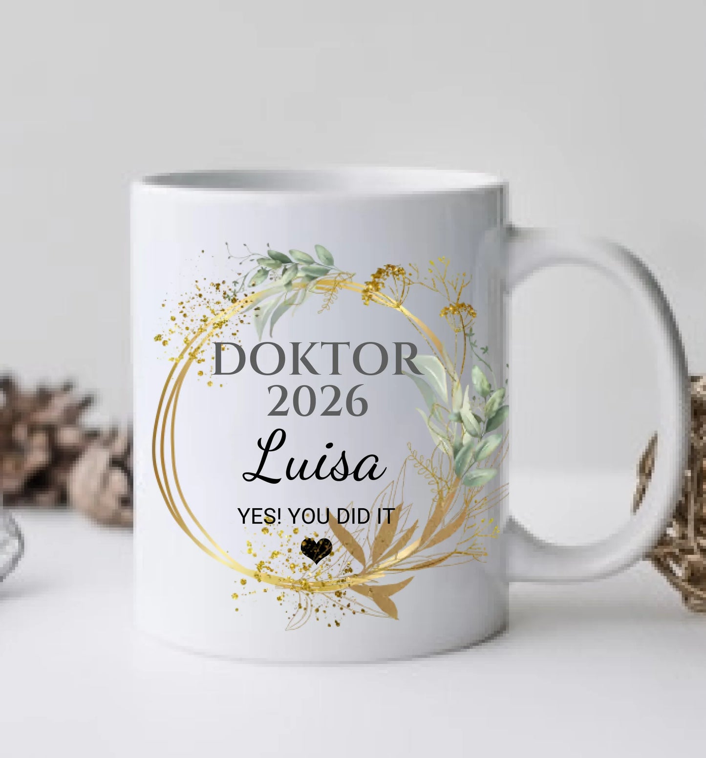 DOKTOR Personalisierte Tasse Geschenk -Abschlussgeschenk kaufen