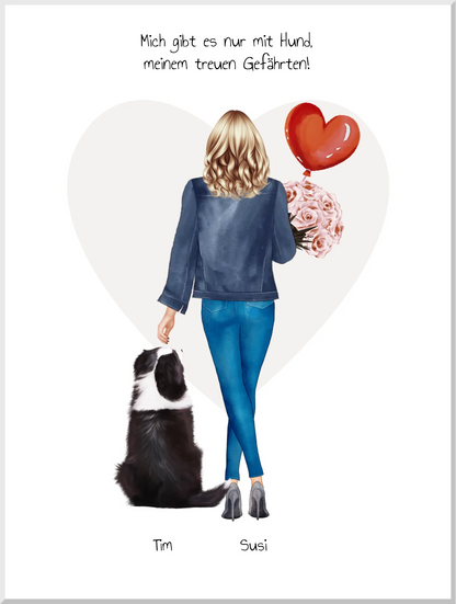 18. Geburtstag Geschenk Mädchen Bild mit Name - Geburtstagsgeschenk Freundin, Schwester personalisiert Leinwanddruck Leinwandbild