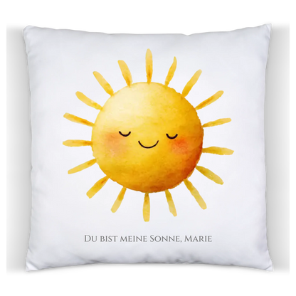 Personalisiertes Dekokissen - Du bist meine Sonne