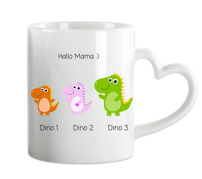 Personalisierte Tasse Muttertagsgeschenk & Vatertagsgeschenk | Mamasaurus | Omasaurus