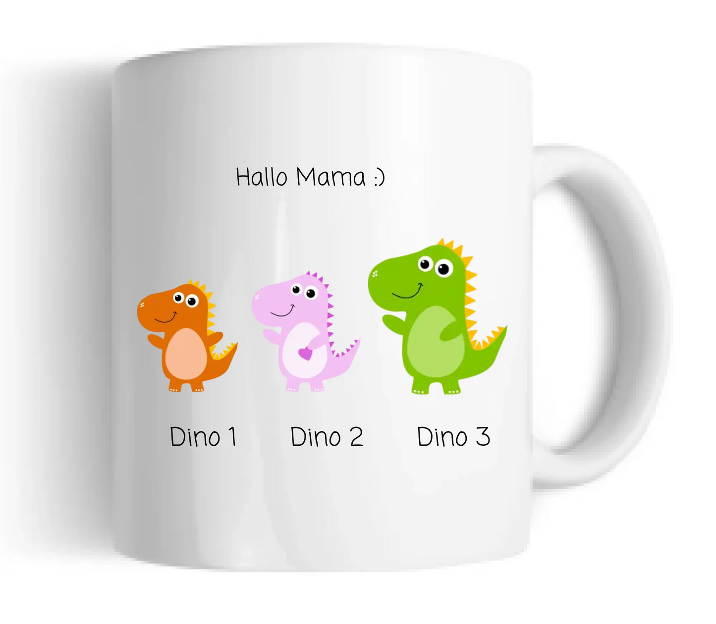 Personalisierte Tasse Muttertagsgeschenk & Vatertagsgeschenk | Mamasaurus | Omasaurus