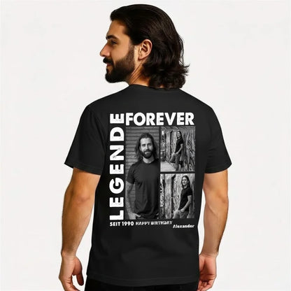 T-Shirt schwarz - hinten