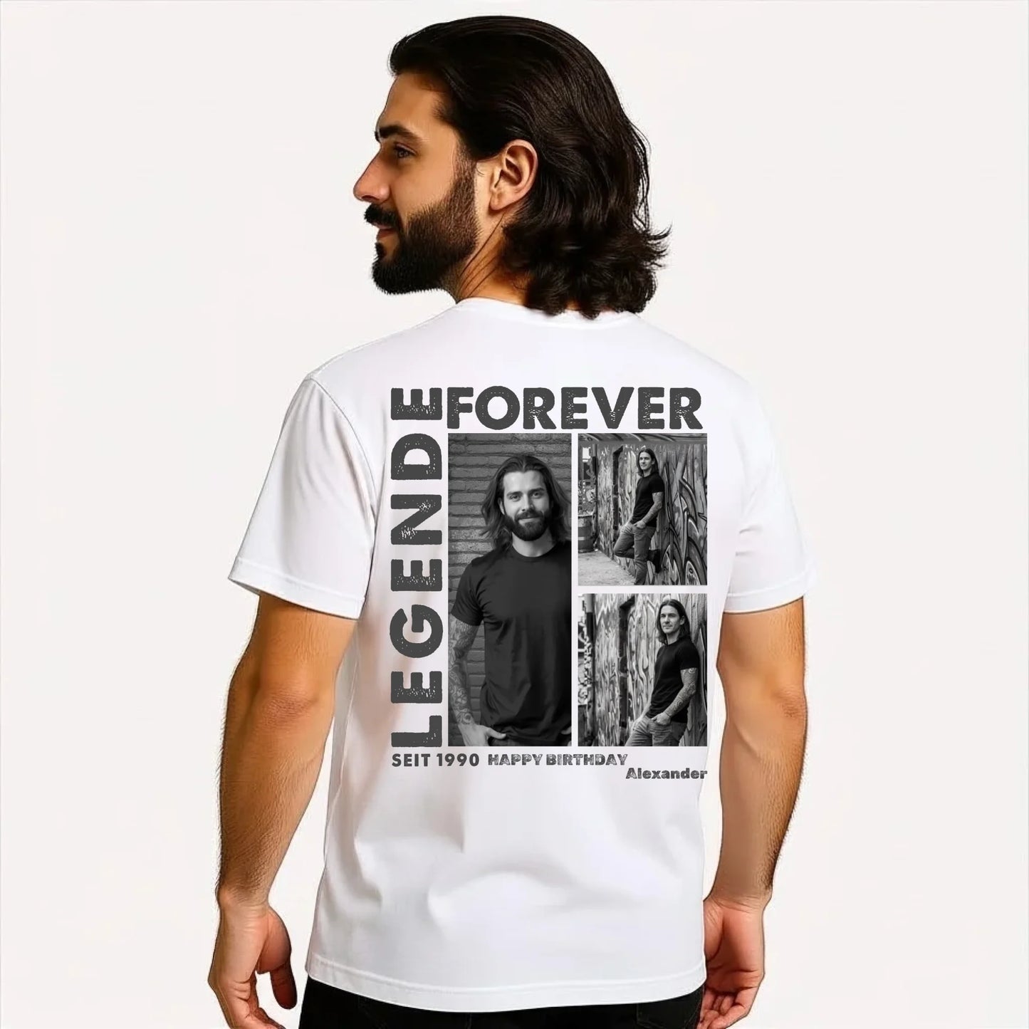 T-Shirt weiss - hinten 2