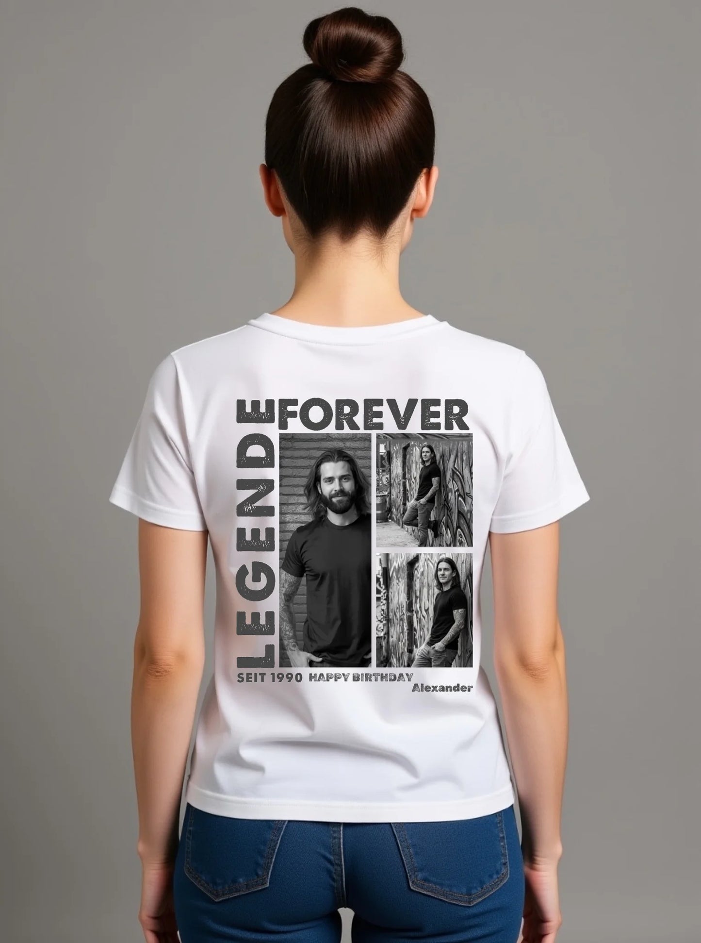 T-Shirt Mockup -Rücken
