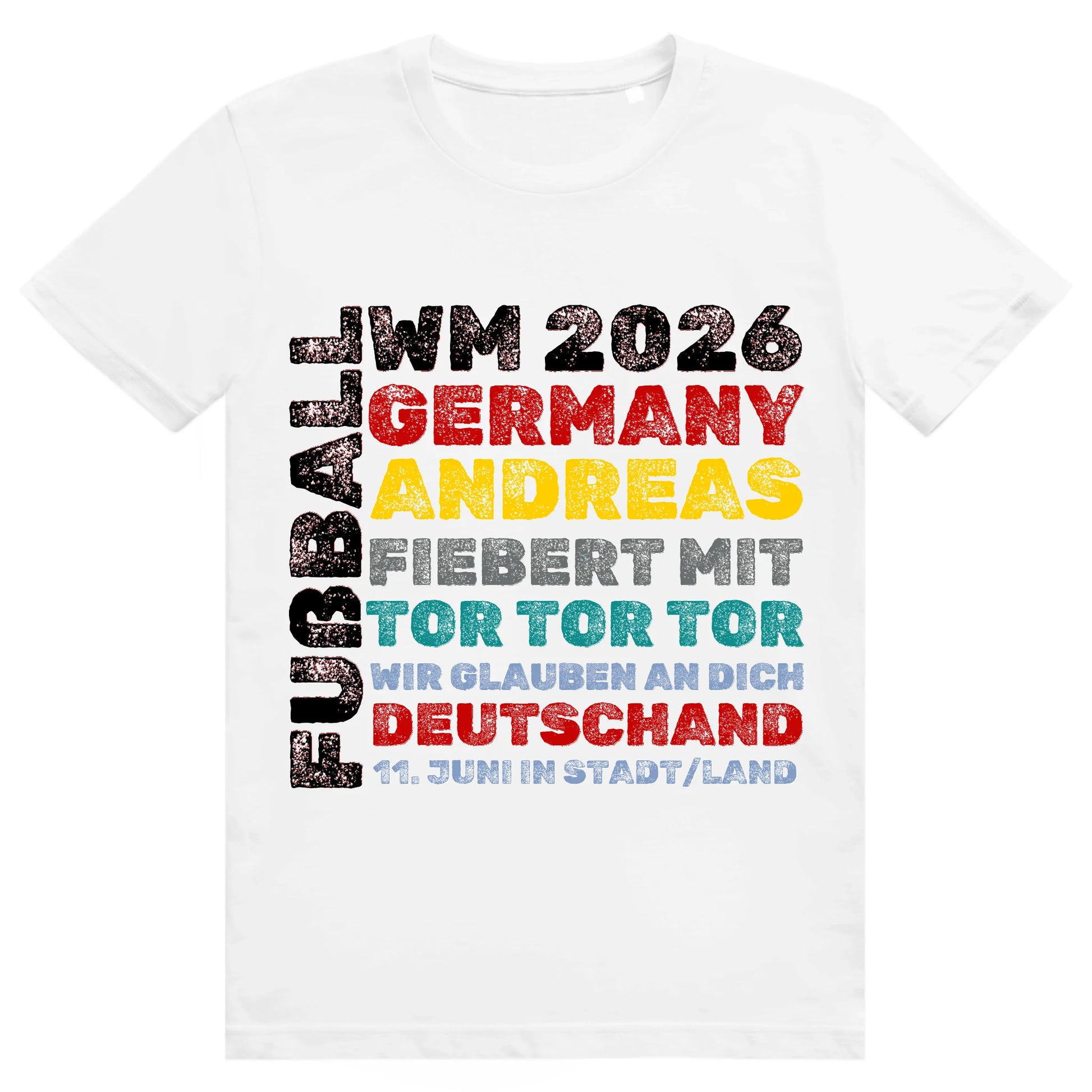 2.0 T-Shirt weiss - vorne