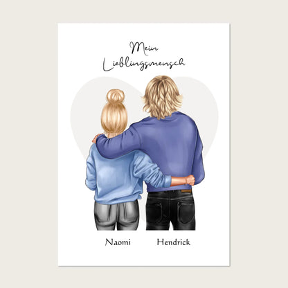 Personalisiertes Geschenk Freundin, Geschenk Freund, Geburtstagsgeschenk, Weihnachtsgeschenk !!! Digitale Datei zum Selberdrucken - kein Poster !!! Digitale Datei zum Selberdrucken - kein Poster A4 A3 A2
