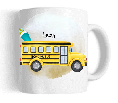 Geschenk zur Einschulung - Kindertasse mit Namen