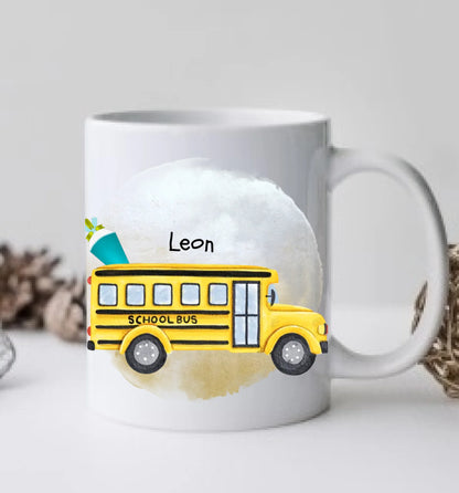 Geschenk zur Einschulung - Kindertasse mit Namen Keramiktasse 330 ml Mug Classic - Panorama