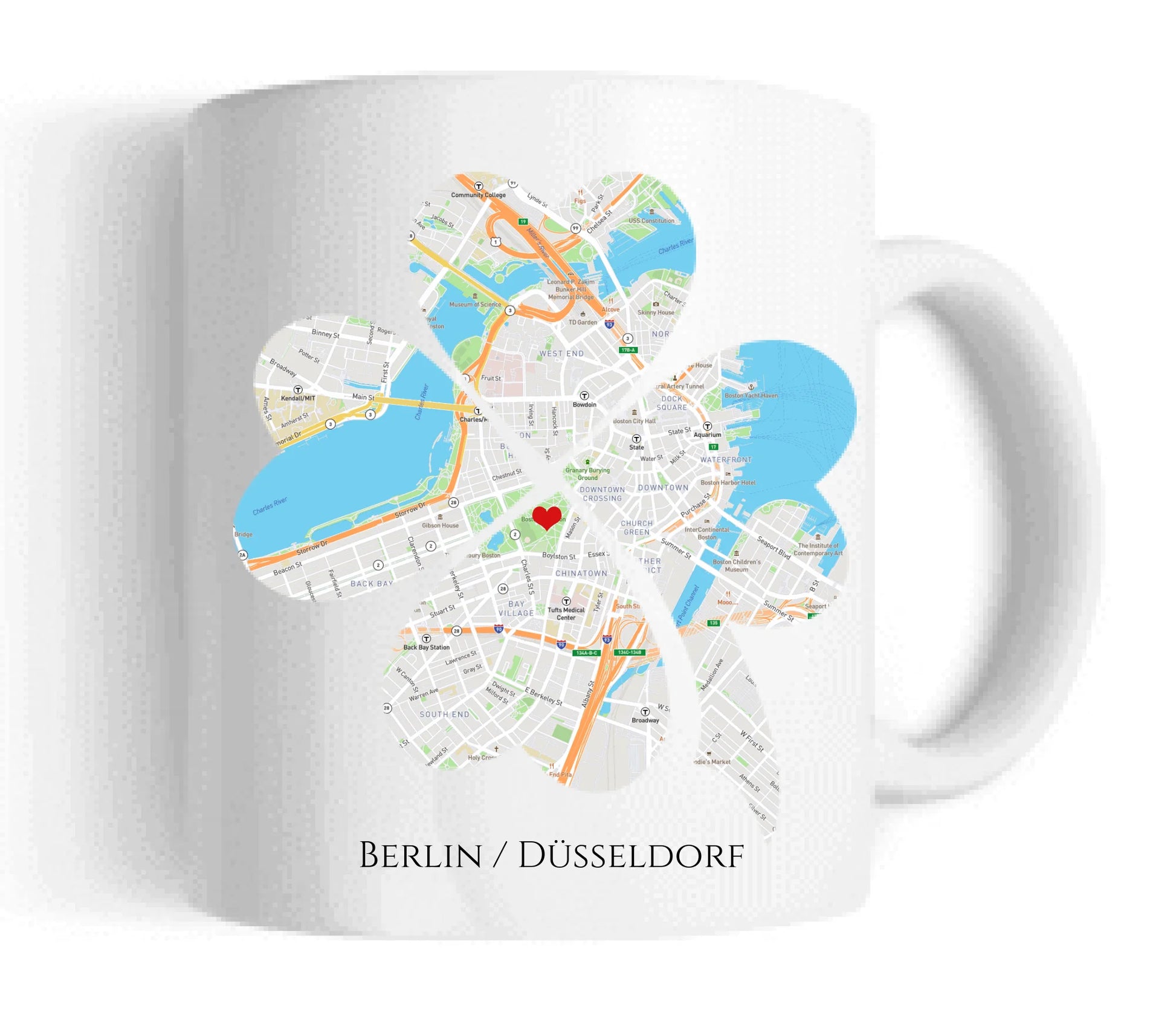 Personalisierte Tasse, wo alles begann, Kennenlernorte, Partner Geschenk Freund - Lebenspartner - Freundin - Valentin - Hochzeitstag Keramiktasse 330 ml Mug Classic - Panorama
