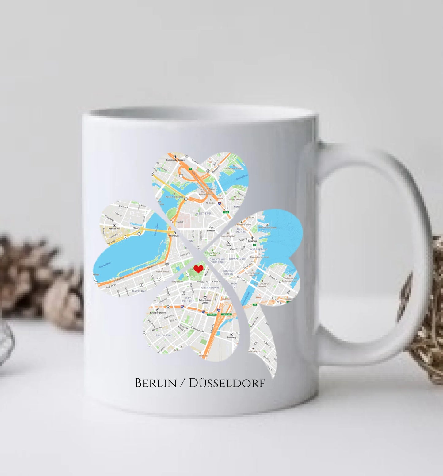 Personalisierte Tasse, wo alles begann, Kennenlernorte, Partner Geschenk Freund - Lebenspartner - Freundin - Valentin - Hochzeitstag