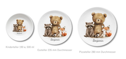 Kinderteller Waldtiere 4