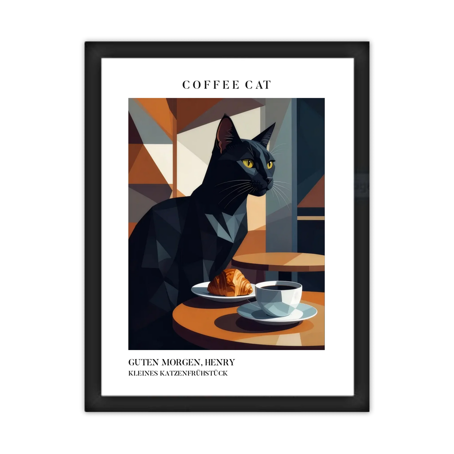 Katzenposter COFFEE CAT 2