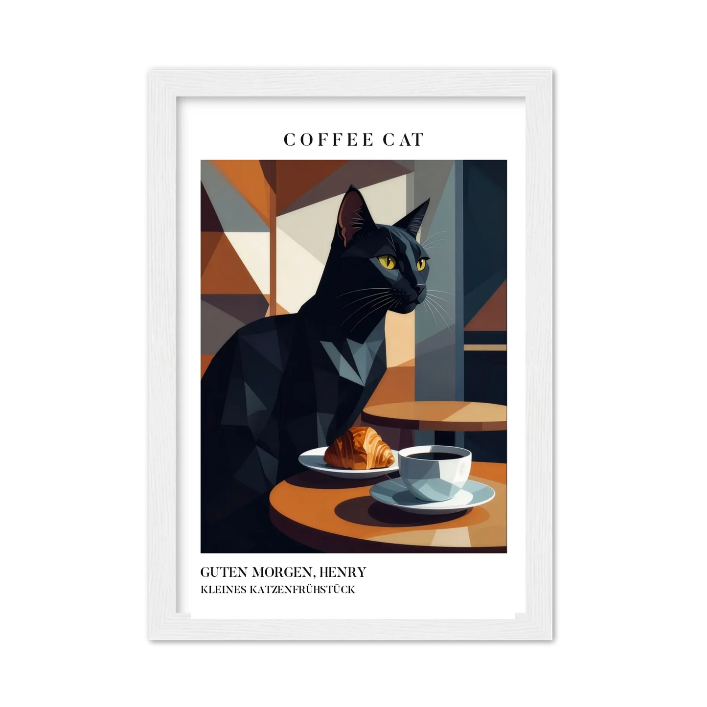 Katzenposter COFFEE CAT 2