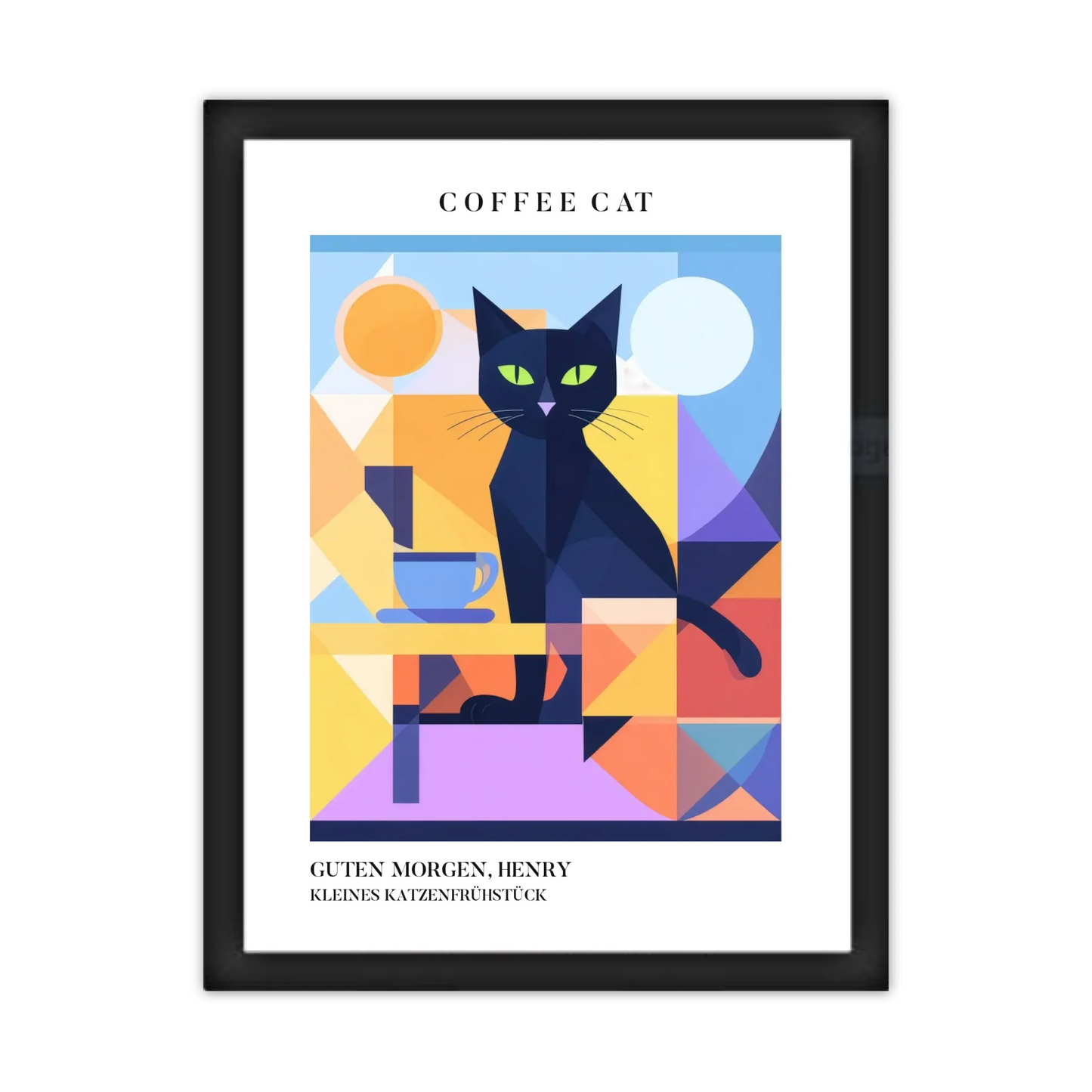 Katzenposter COFFEE CAT