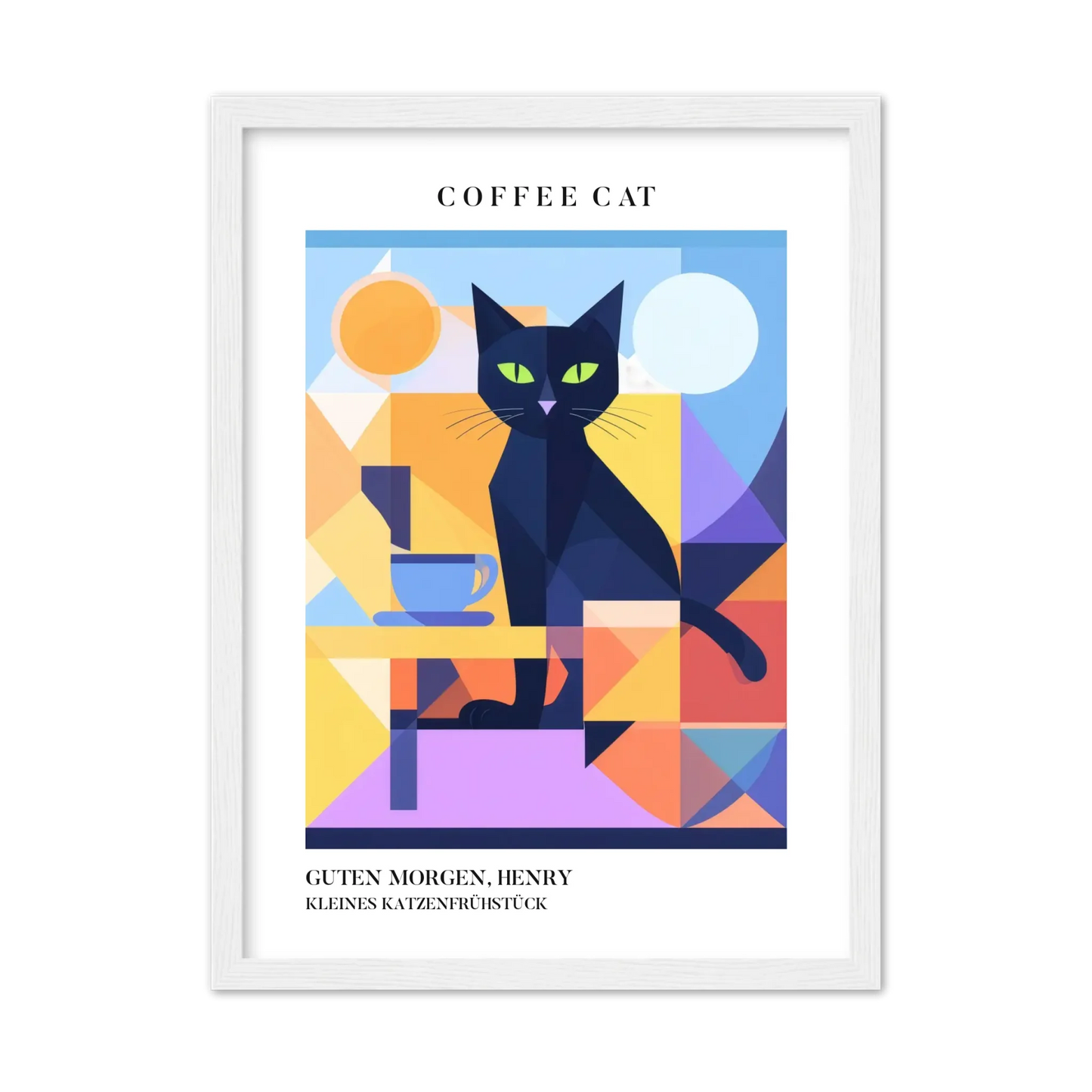 Katzenposter COFFEE CAT