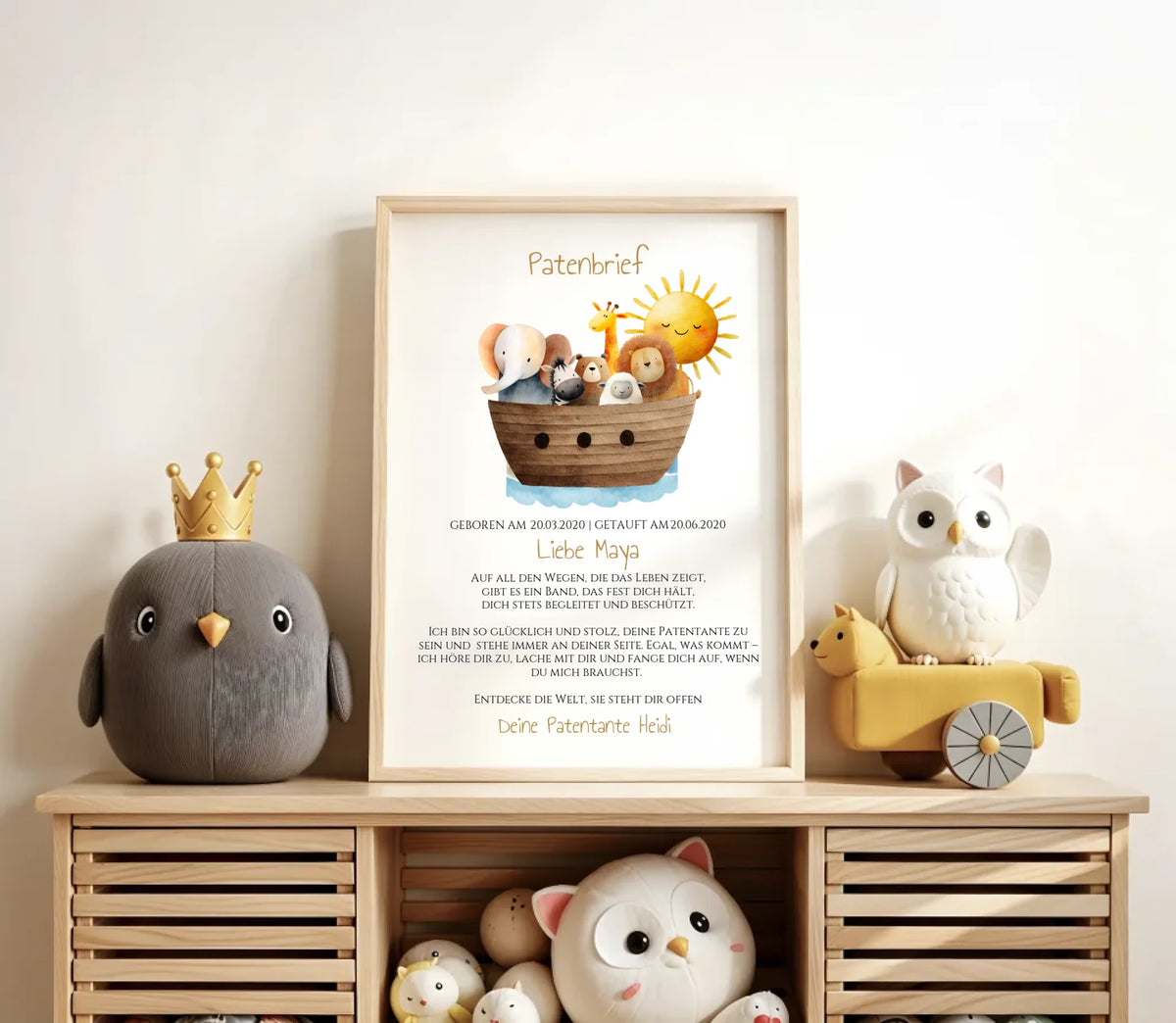 Patenbrief Geschenk Patenkind