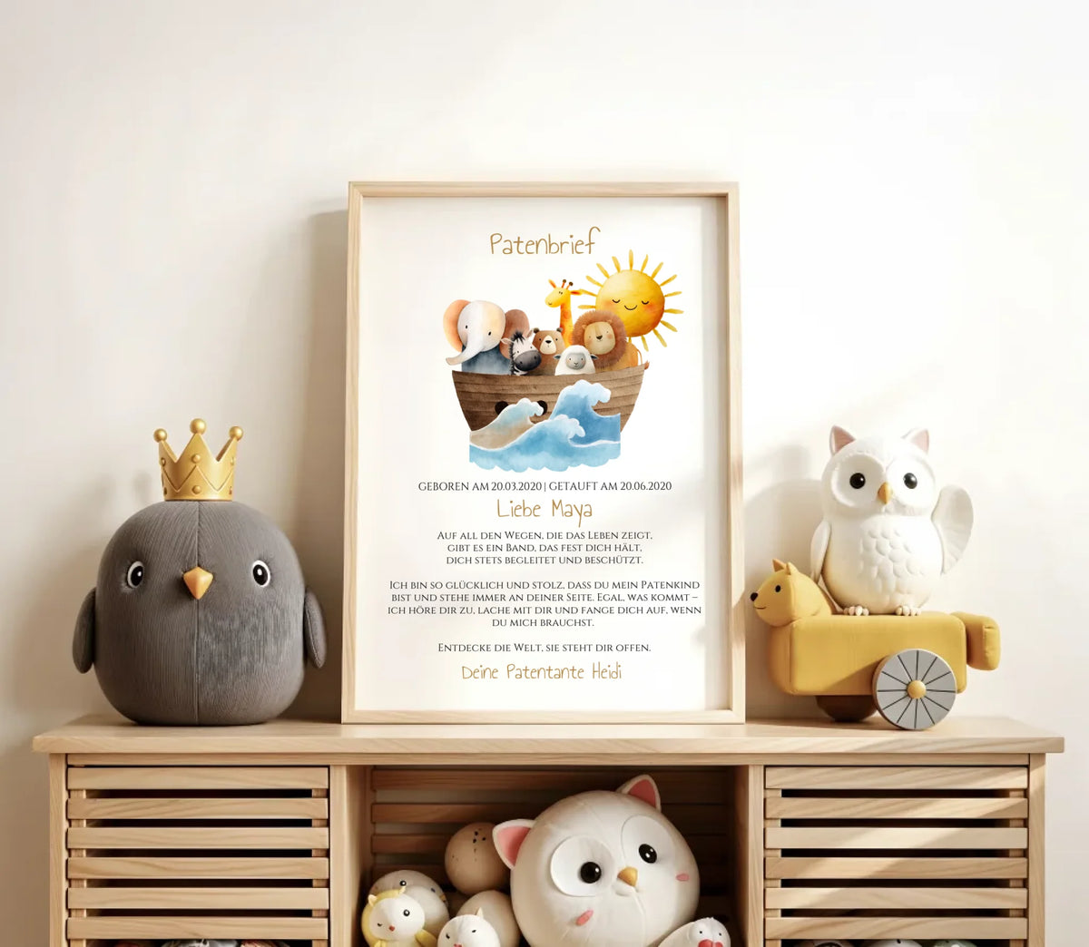 Patenbrief Geschenk Patenkind