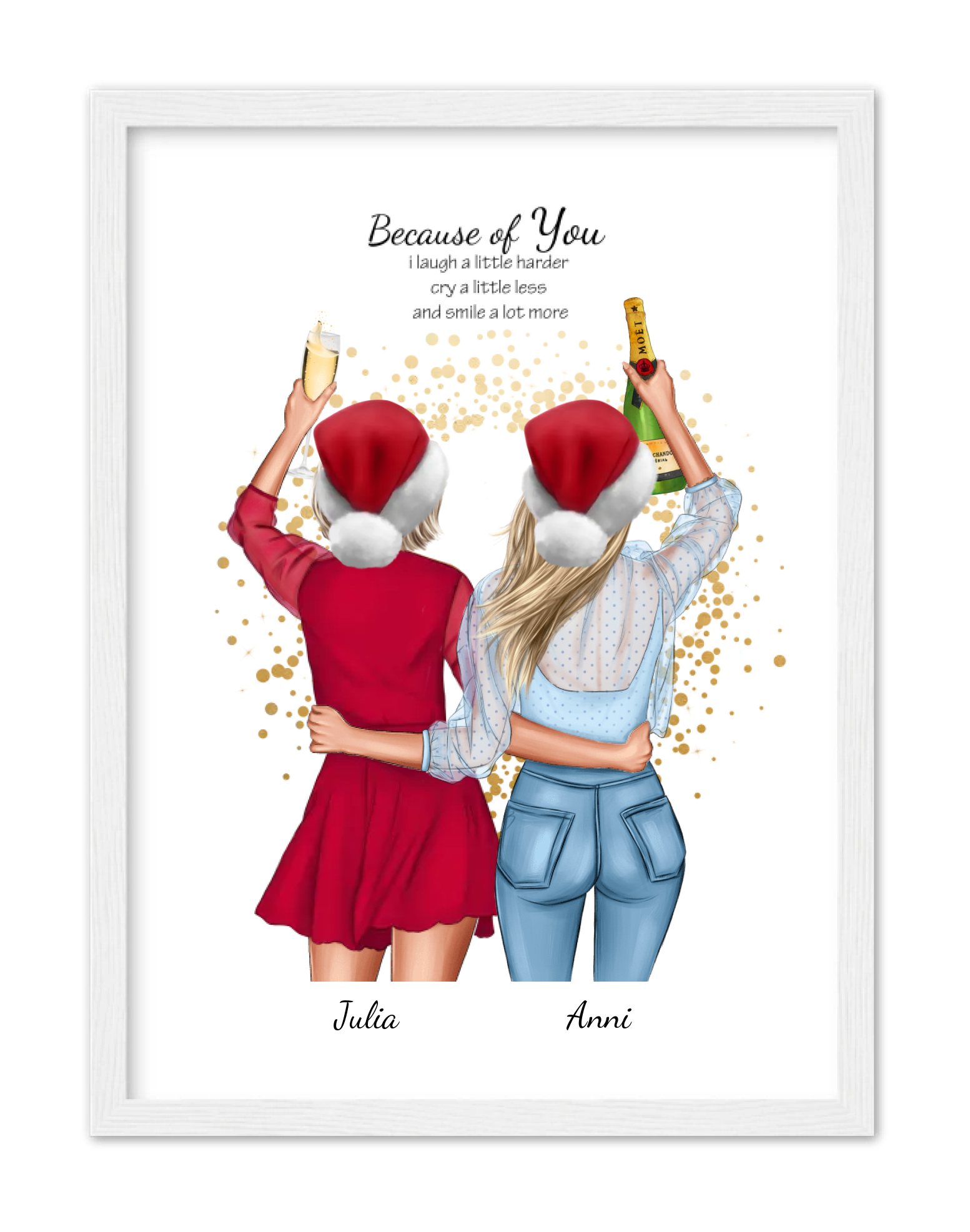 Freundin Geschenkidee Weihnachten. Entdecke die schönsten Weihnachtsgeschenke.  Geschenke für Deine Freundin: kreativ, persönlich und personalisiertbar mit Namen und Spruch. . Entdecke Poster, Tassen, Kissen, Kuscheldecken. Jedes Geschenk ist ein Unikat und perfekt als Weihnachtsgeschenk