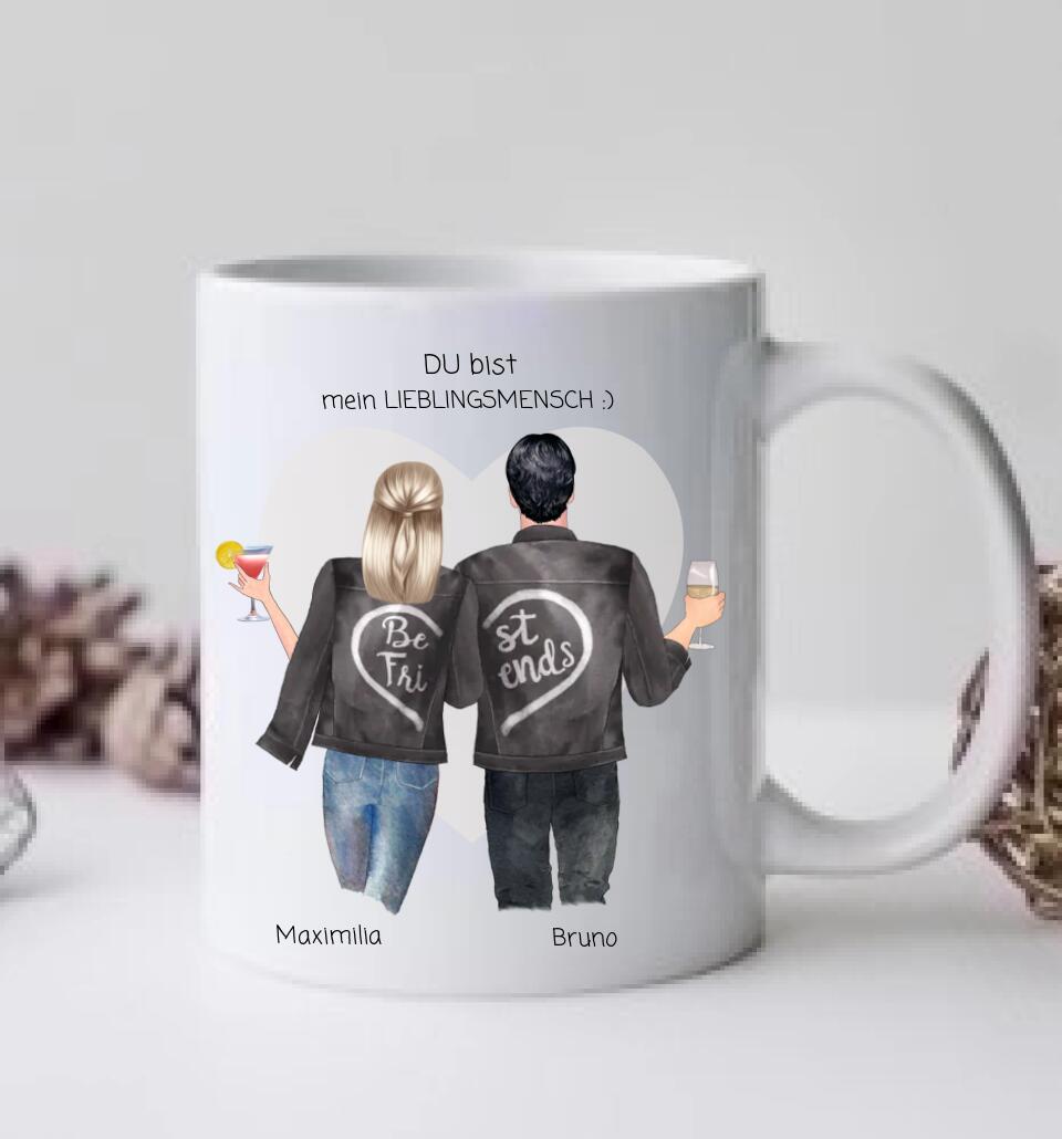 Personalisiertes Kaffeebecher Geschenk für Freundin, Freund, Partnergeschenk, Geburtstagsgeschenk Tasse