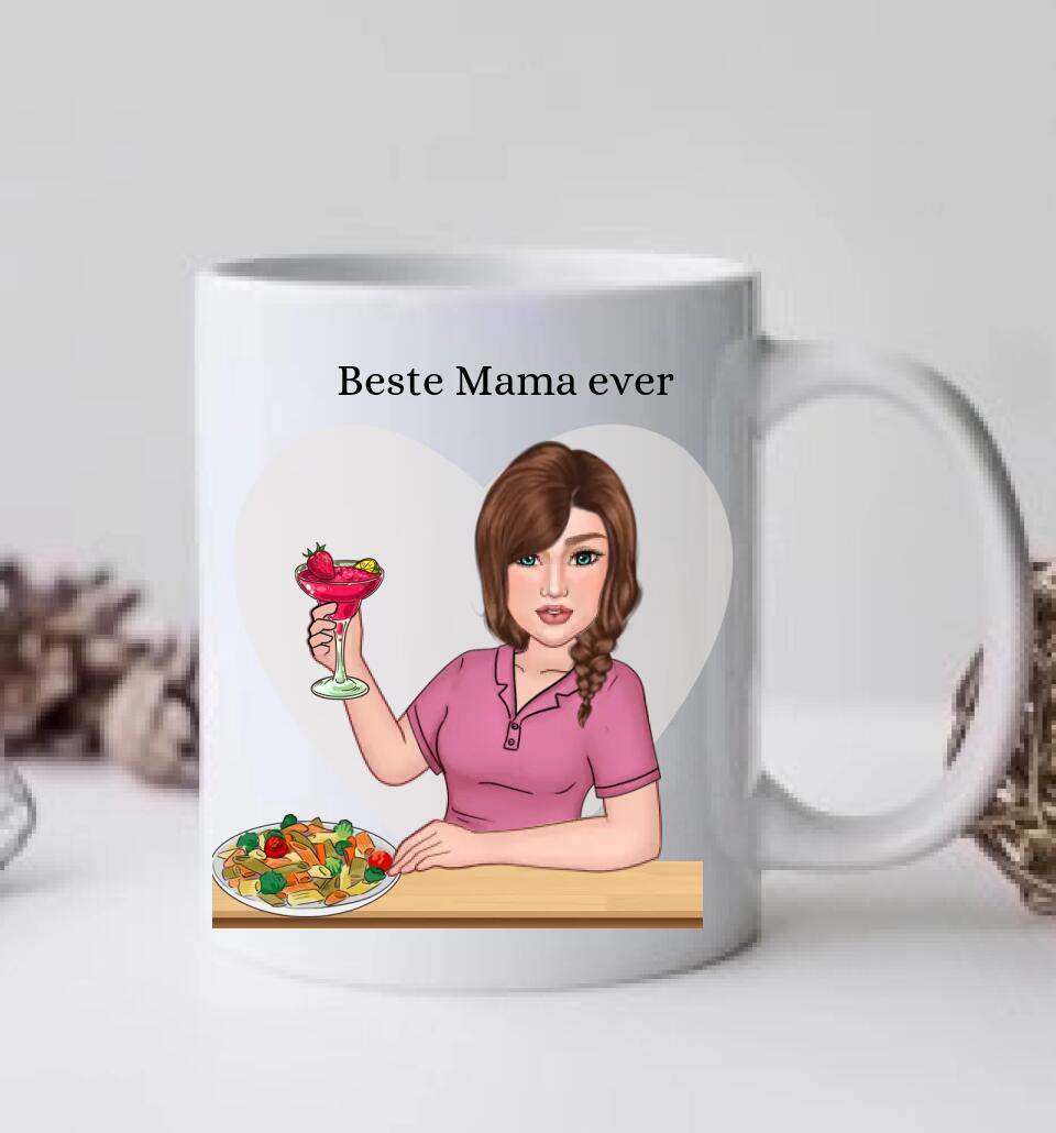 Personalisiertes Geschenk Tasse Muttertagsgeschenk, Geburtstagsgeschenke Mama
