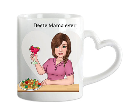 Personalisiertes Geschenk Tasse Muttertagsgeschenk, Geburtstagsgeschenke Mama
