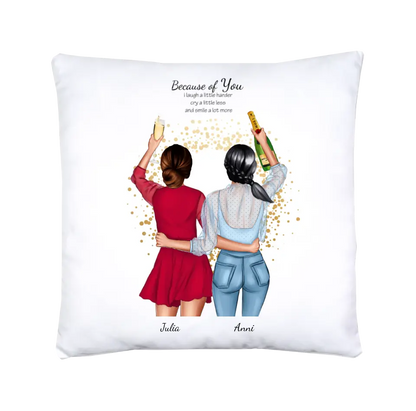 Geschenk personalisiert Bettwäsche für Paare und beste Freunde