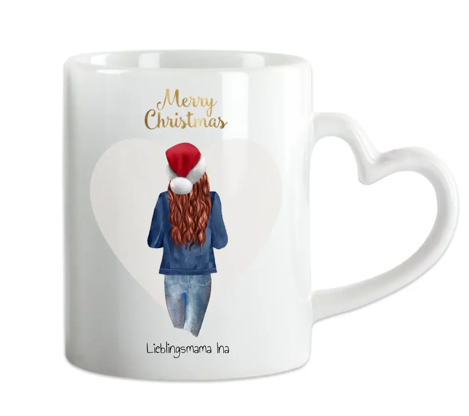 Weihnachtsgeschenk Mama, Lieblingsmama - personalisierte Tasse beste Mutter - Geburtstagsgeschenk - Weihnachtsgeschenk